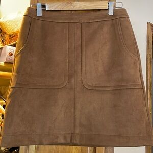 Loft outlet skirt. Feels like suede